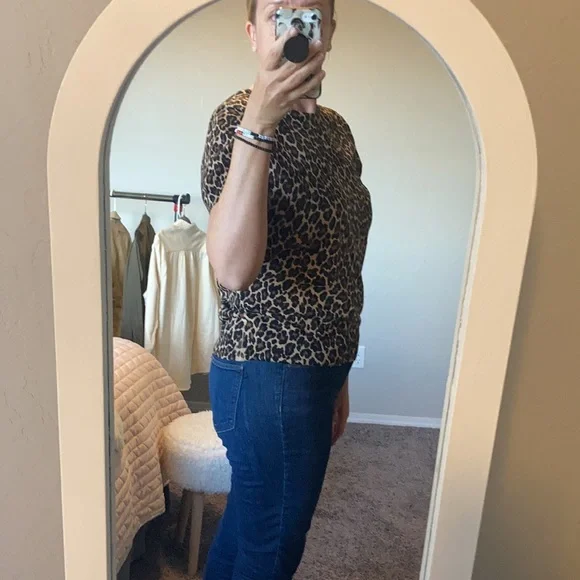 Animal print cotton sweater - Picture 3 of 8